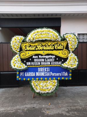 Papan Bunga Duka di Cianjur